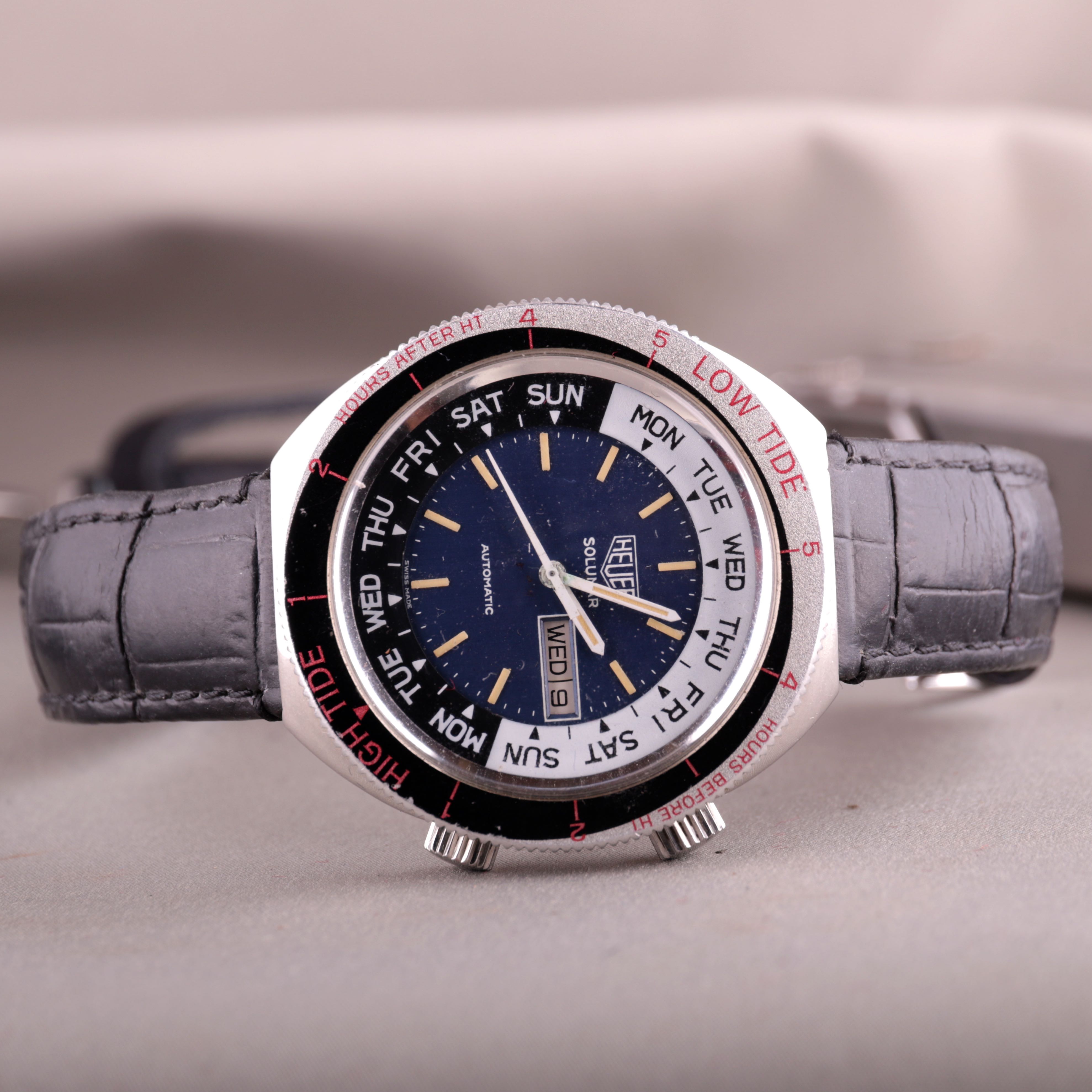 Heuer Solunar 1976 Vintage Breitling watches for sale